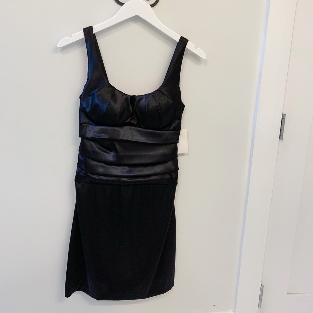 Black Satin Dress